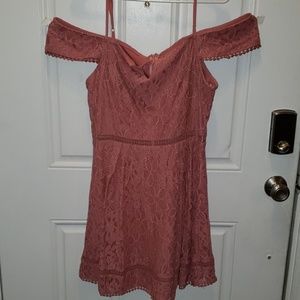 Francesca's Collections Dresses - Soft pink lace dress Francesca's Collections Dresses - Soft pink lace dress